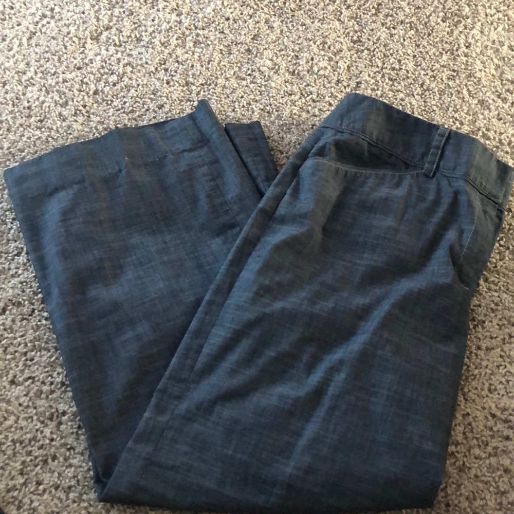“Denim” Dress Pants